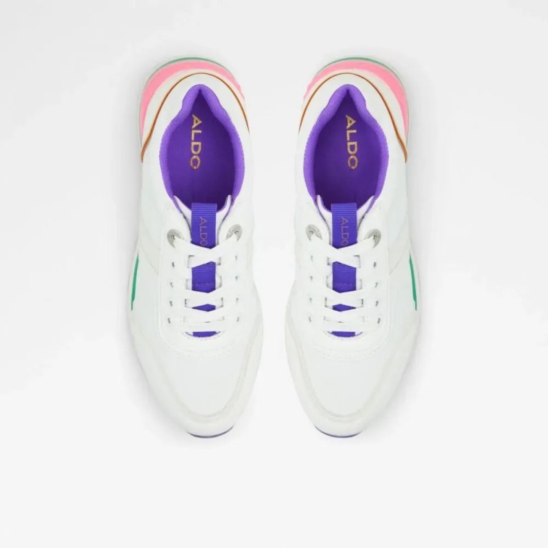 White-Multi Greenspan Women's Jogger Sole Sneaker Fashion Aldo