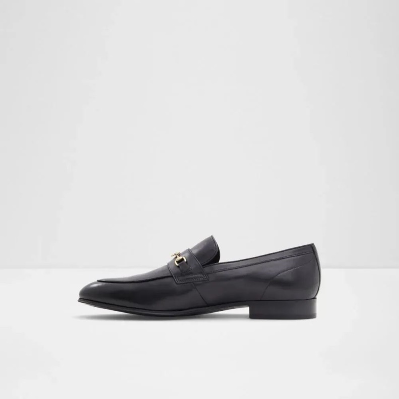 Black Aldo Fashion Harrow Men's Slip On Loafer Dress Shoe