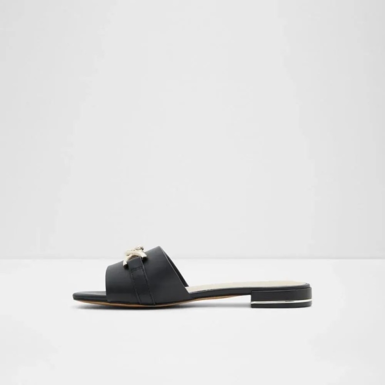 Black Hayhar Women's Slide Sandal Fashion Aldo