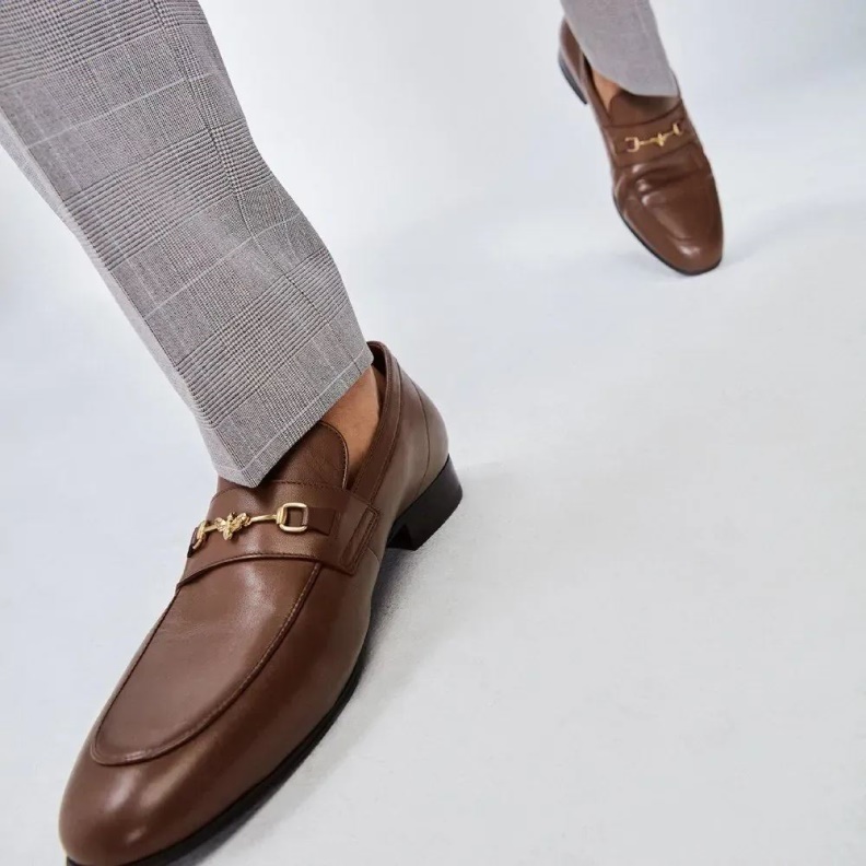 Cognac Fashion Aldo Harrow Men's Slip On Loafer Dress Shoe