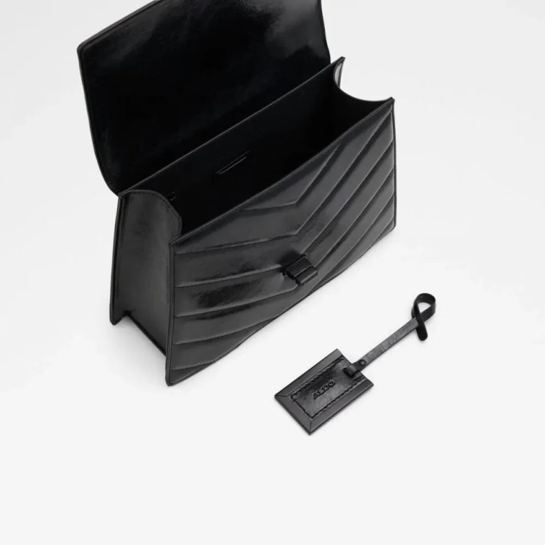 Haoamar Women's Handbag Top Handle Fashion Other-Black Aldo