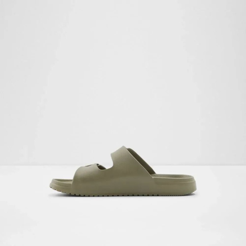 Fashion Khaki Hideo Men's Flat Casual Slide Sandal Aldo