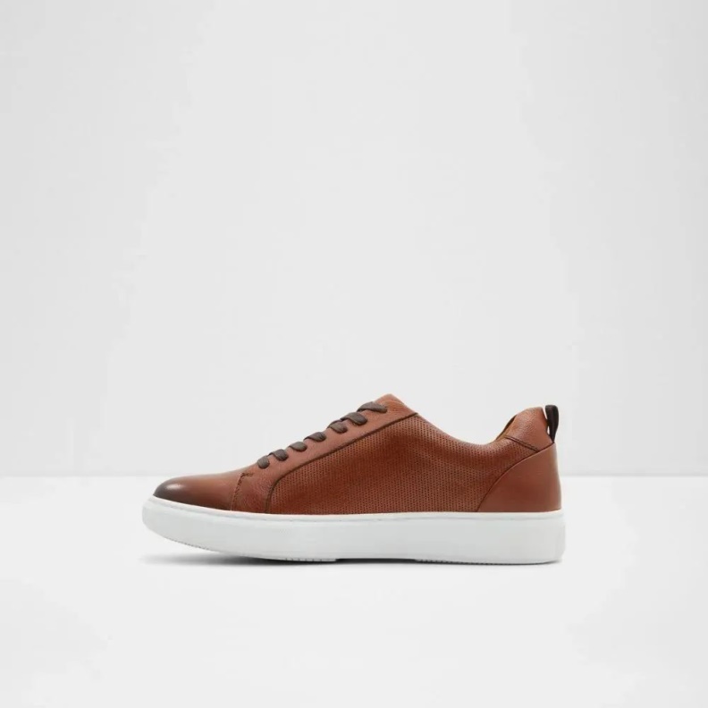 Aldo Holmes Men's Low Top Sneaker Cognac Fashion