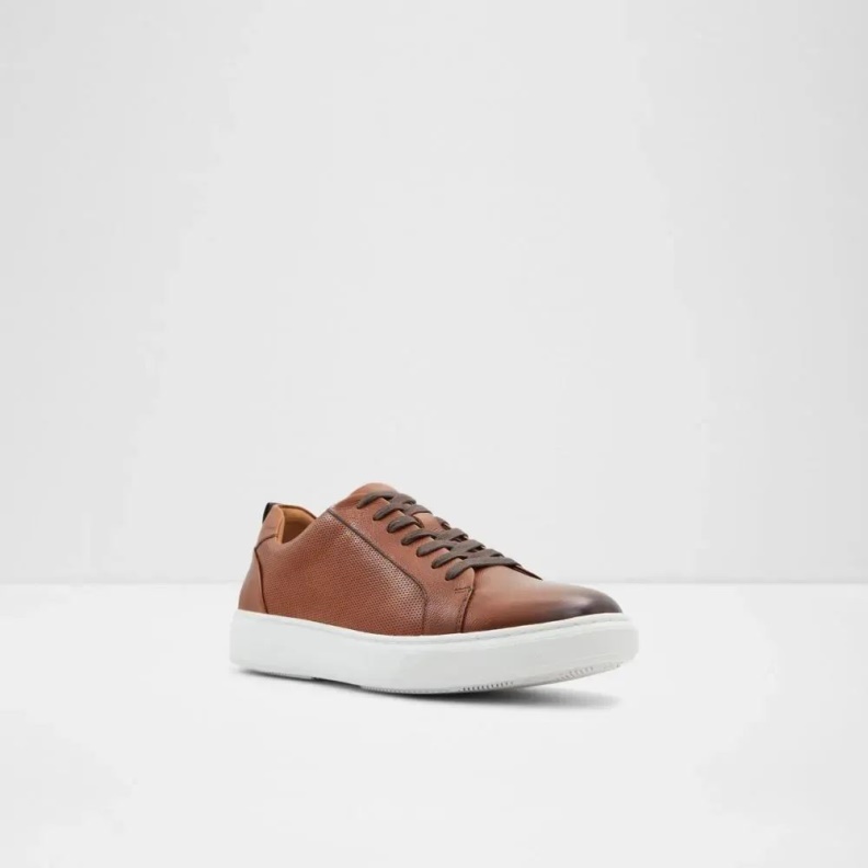 Aldo Holmes Men's Low Top Sneaker Cognac Fashion
