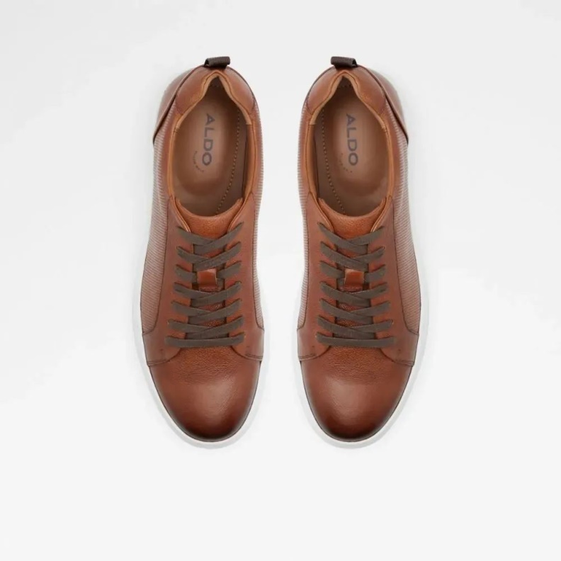 Aldo Holmes Men's Low Top Sneaker Cognac Fashion