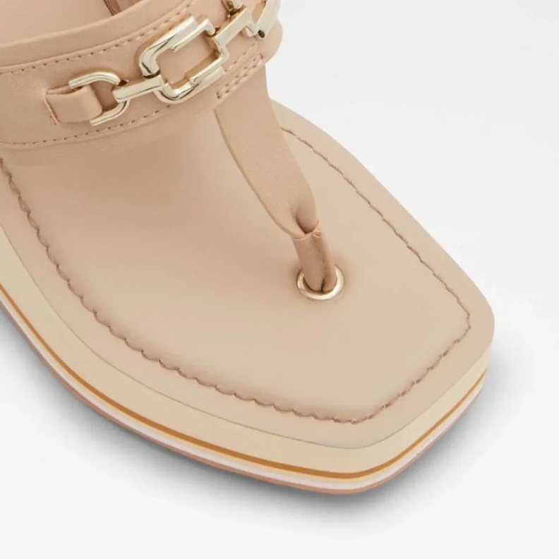 Fashion Aldo Bone Ibaraki Women's Wedge T-Strap Sandal