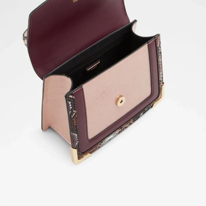 Iconilock Women's Handbag Top Handle Aldo Fashion Bordo