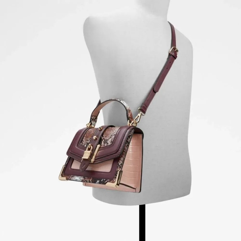 Iconilock Women's Handbag Top Handle Aldo Fashion Bordo