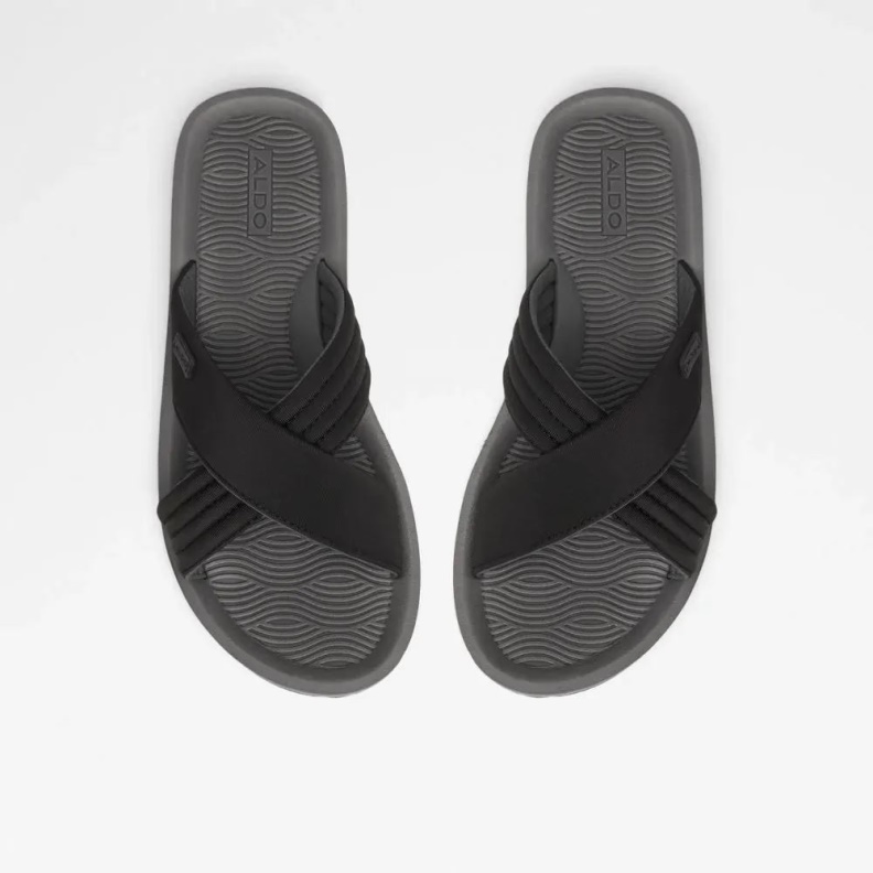 Aldo Other-Black Fashion Inderpaul Men's Flat Slide Sandal