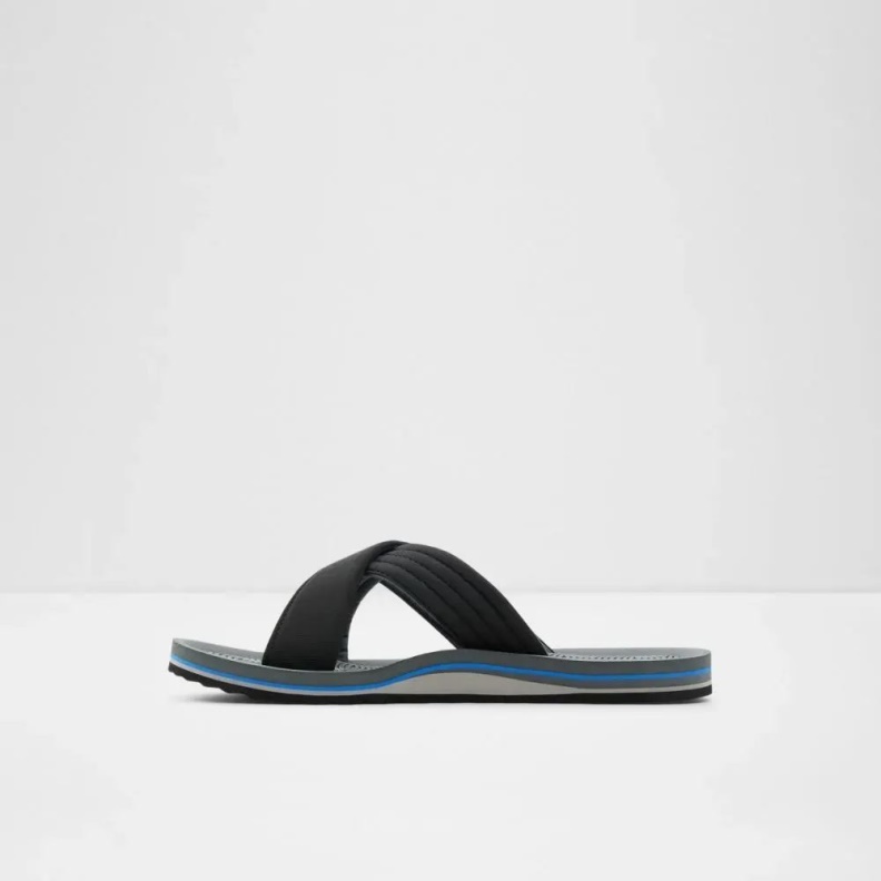 Aldo Other-Black Fashion Inderpaul Men's Flat Slide Sandal