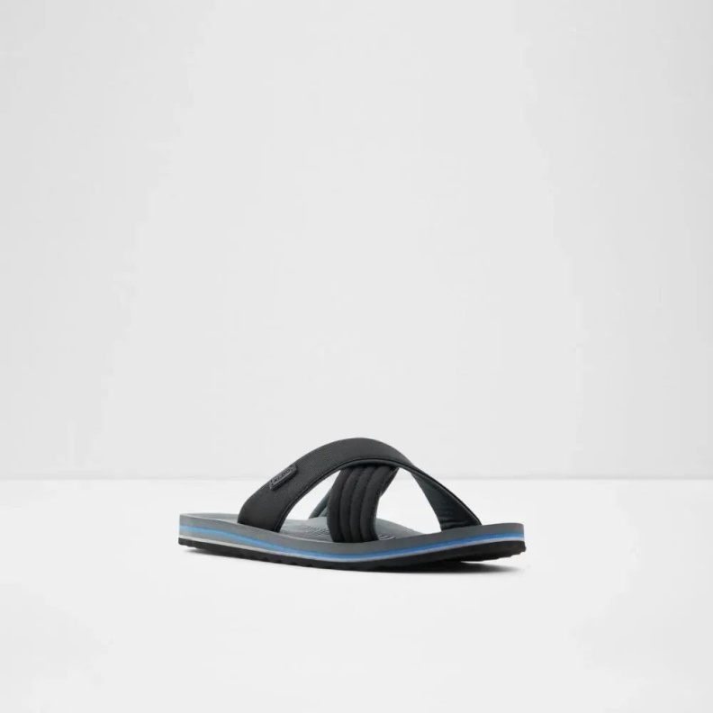 Aldo Other-Black Fashion Inderpaul Men's Flat Slide Sandal