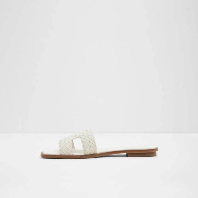 Fashion Other-White Aldo Irmaos Women's Slip On Slide Sandal