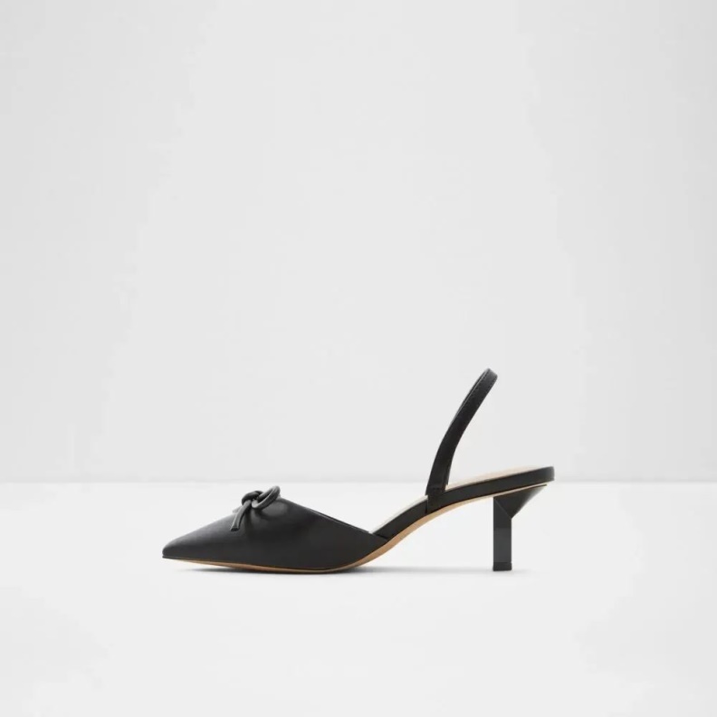 Fashion Black Aldo Javaleria Women's Slip-On Kitten Heel