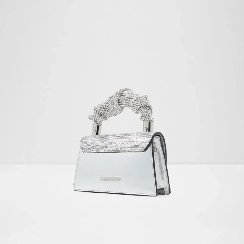 Silver Javamandra Women's Handbag Top Handle Aldo Fashion