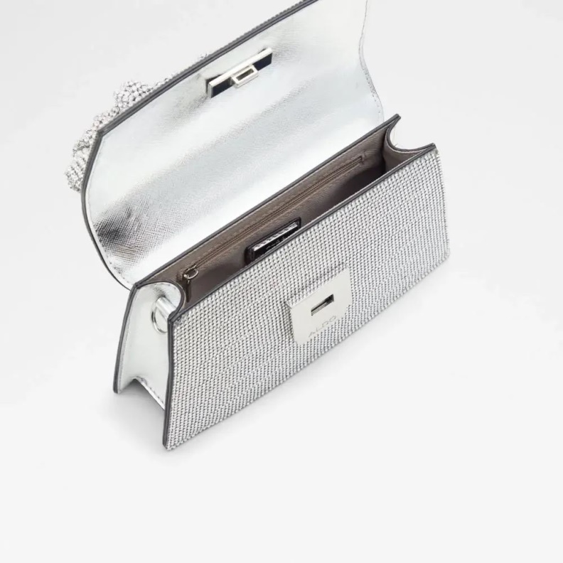 Silver Javamandra Women's Handbag Top Handle Aldo Fashion