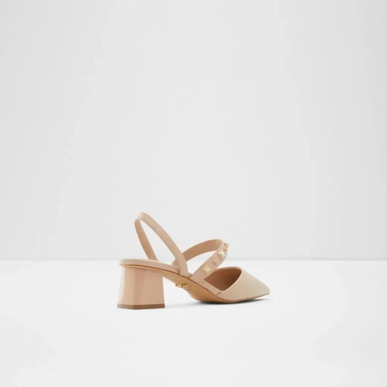 Aldo Jennenaldar Women's Novelty Block Heel Bone Fashion