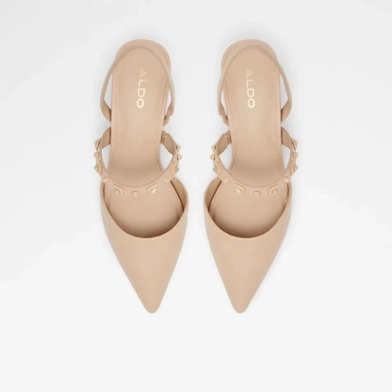 Aldo Jennenaldar Women's Novelty Block Heel Bone Fashion