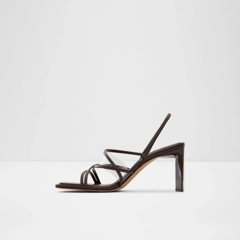 Dark-Brown Fashion Aldo Jennifer Women's Sling Back Heeled Sandal