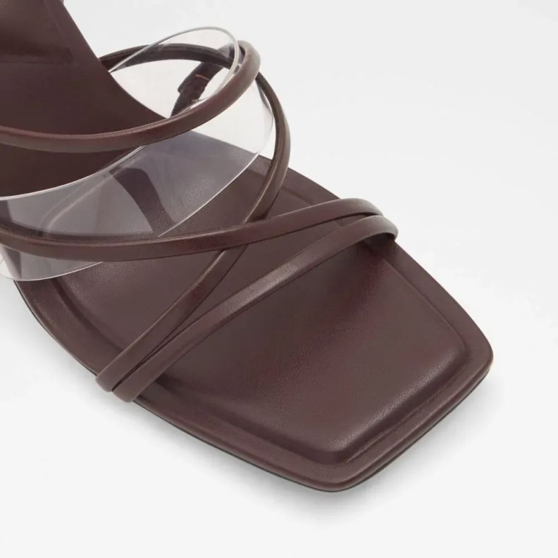 Dark-Brown Fashion Aldo Jennifer Women's Sling Back Heeled Sandal