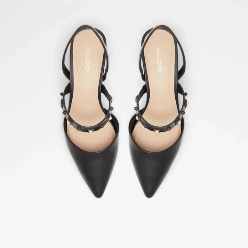 Fashion Aldo Jennenaldar Women's Sling Back Block Heel Black