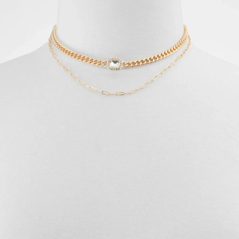 Gold Multi Jennassi Women's Accessories Necklace Aldo Fashion