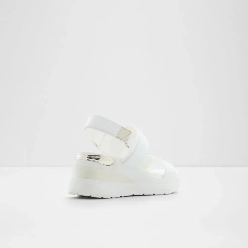 Jennerena Women's Two Piece Wedge Sandal Aldo Fashion White