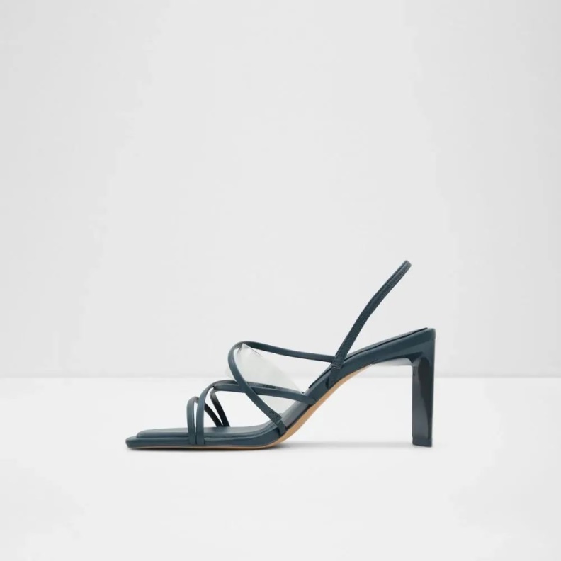 Jennifer Women's Strappy Heeled Sandal Fashion Aldo Teal