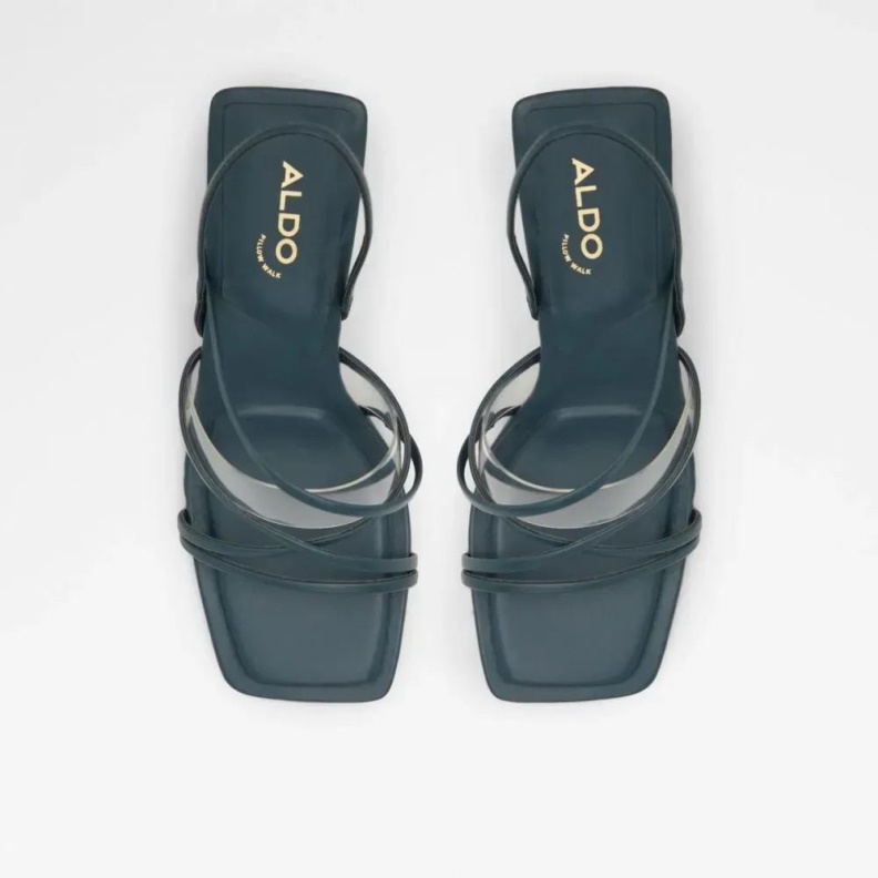 Jennifer Women's Strappy Heeled Sandal Fashion Aldo Teal