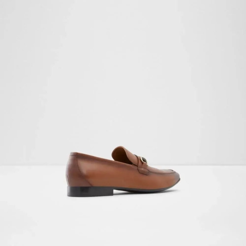 Fashion Light Brown Jijaws Men's Slip-On Almond Toe Loafer Aldo