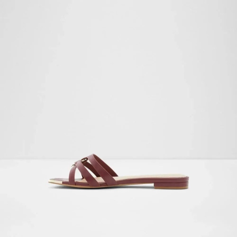 Bordo Aldo Fashion Kedauwen Women's Flat Slide Sandal