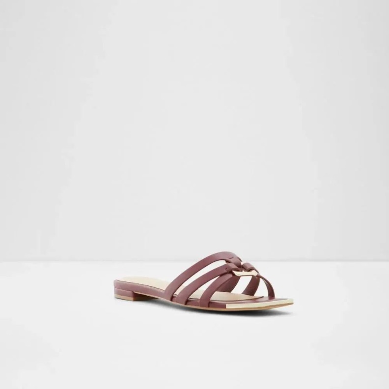 Bordo Aldo Fashion Kedauwen Women's Flat Slide Sandal