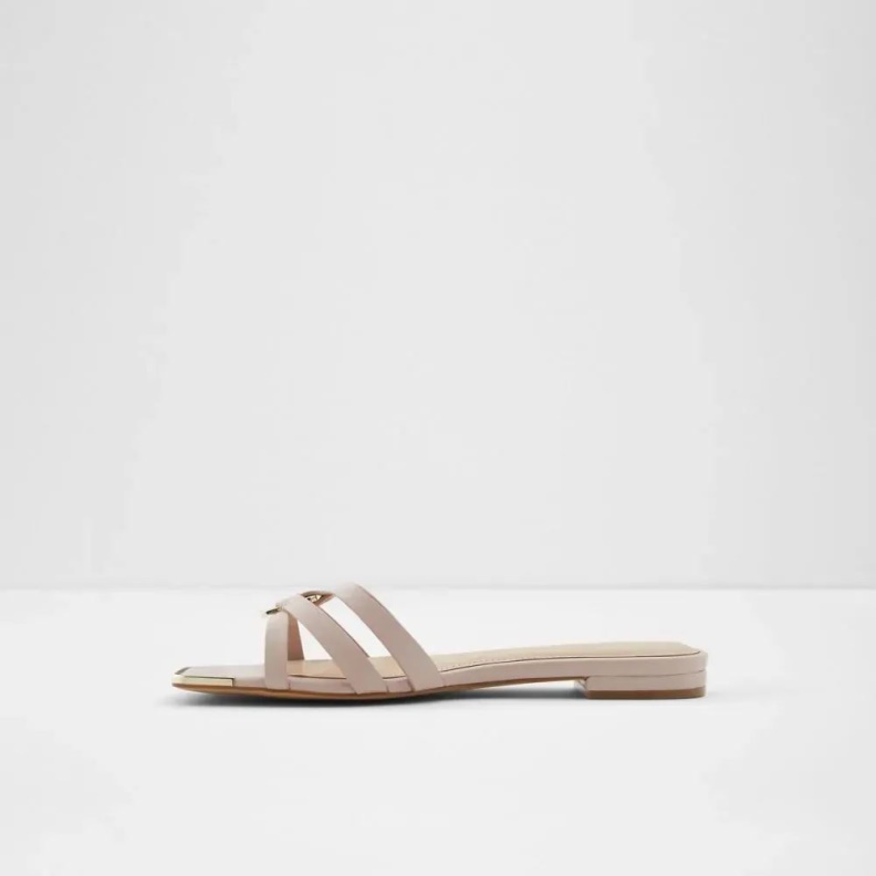 Fashion Aldo Kedauwen Women's Flat Slide Sandal Light Pink