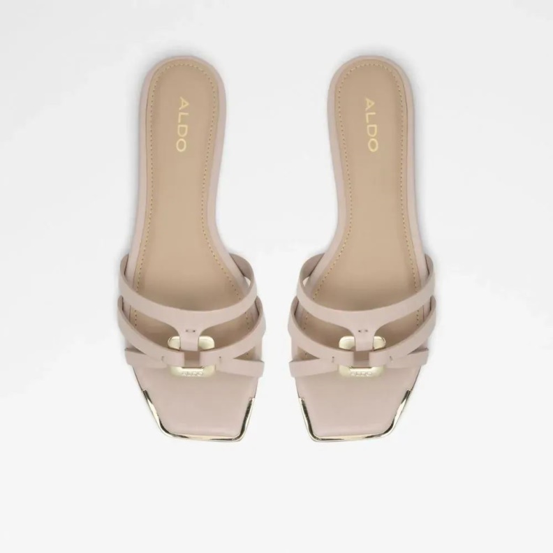 Fashion Aldo Kedauwen Women's Flat Slide Sandal Light Pink