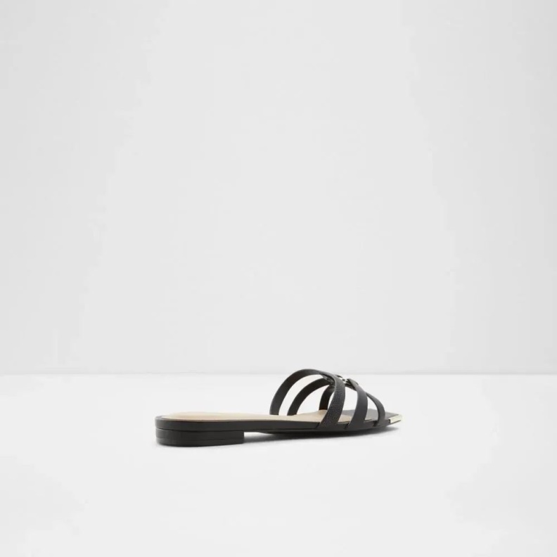 Fashion Black Aldo Kedauwen Women's Flat Slide Sandal
