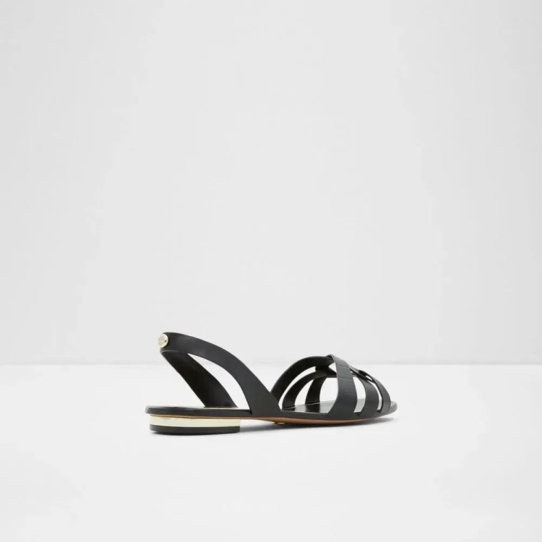 Aldo Fashion Black Khristen Women's Flat Sandal