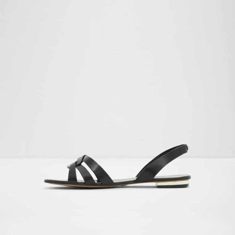 Aldo Fashion Black Khristen Women's Flat Sandal