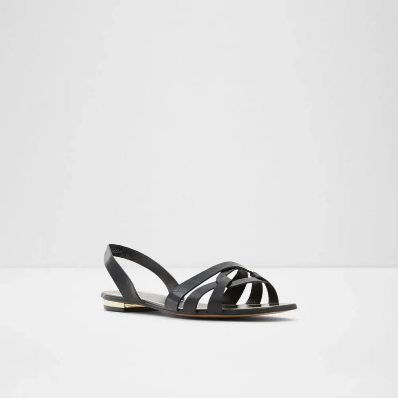 Aldo Fashion Black Khristen Women's Flat Sandal