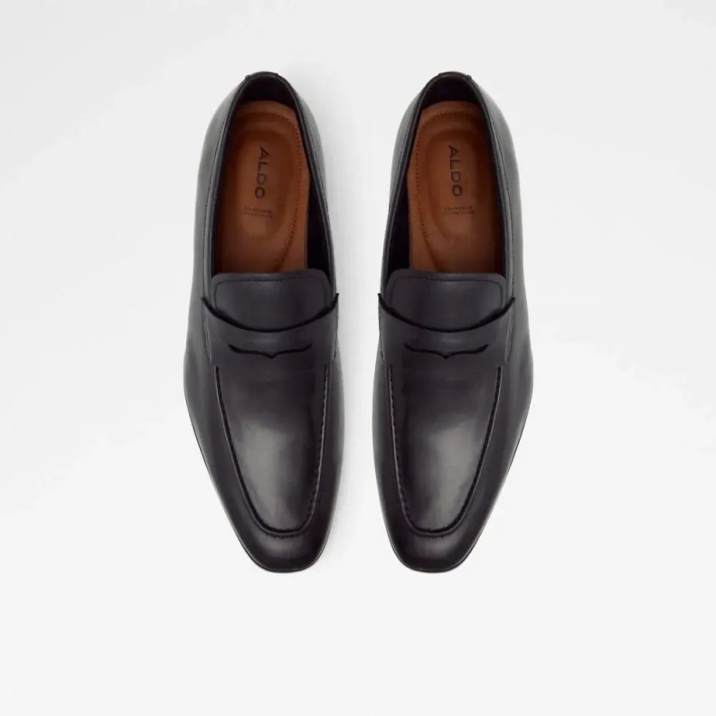 Aldo Fashion Kooperflex Men's Penny Loafer Open-Black