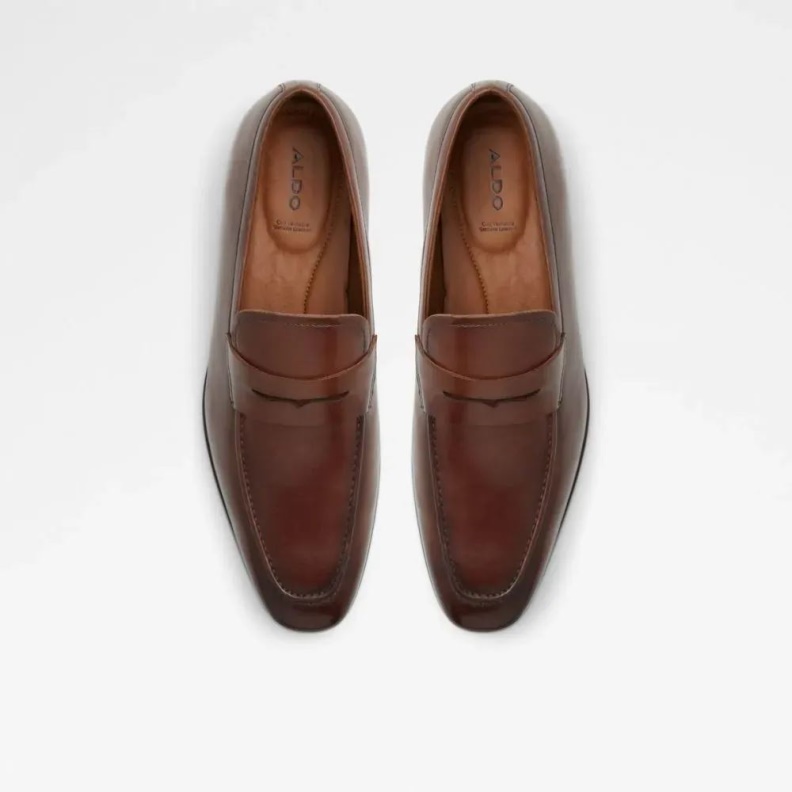 Kooperflex Men's Slip On Loafer Dress Shoe Fashion Aldo Cognac