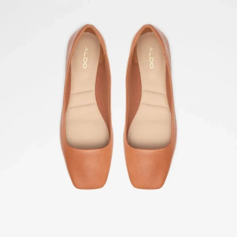 Koosaflex Women's Ballerina Flat Fashion Cognac Aldo