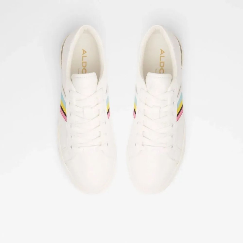 Fashion White Kwena Women's Lace-Up Sneaker Aldo