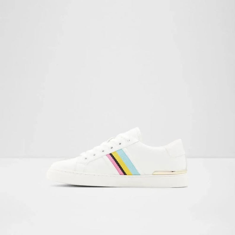 Fashion White Kwena Women's Lace-Up Sneaker Aldo