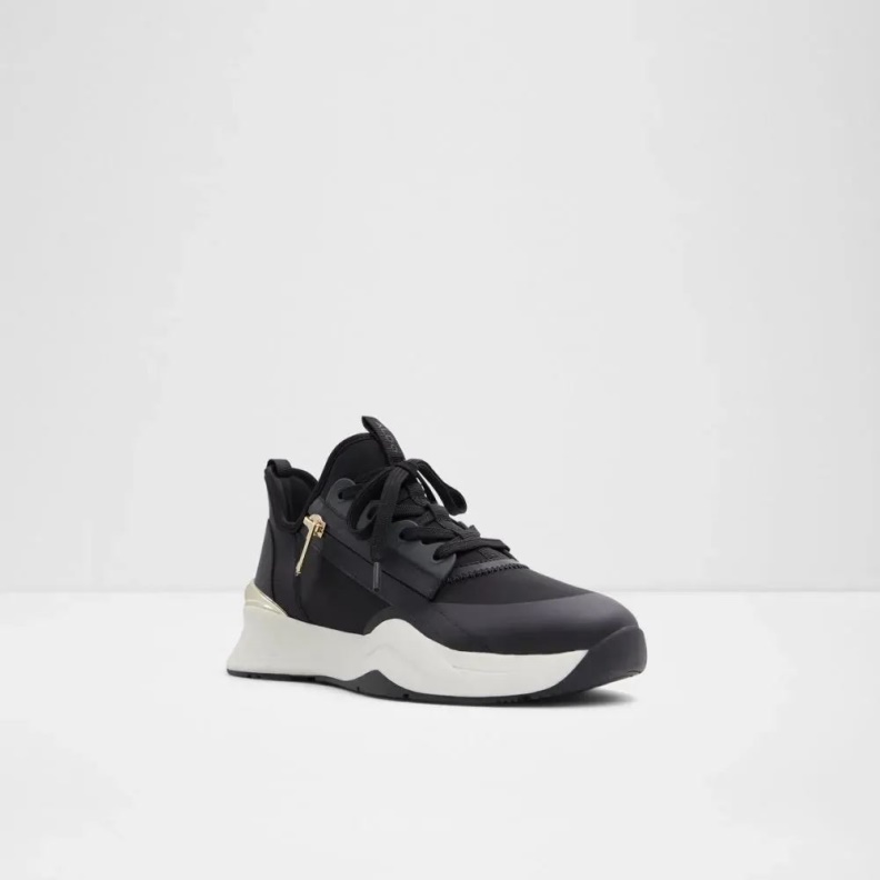 Aldo Black Fashion Labedar Women's Laced Up Sneaker