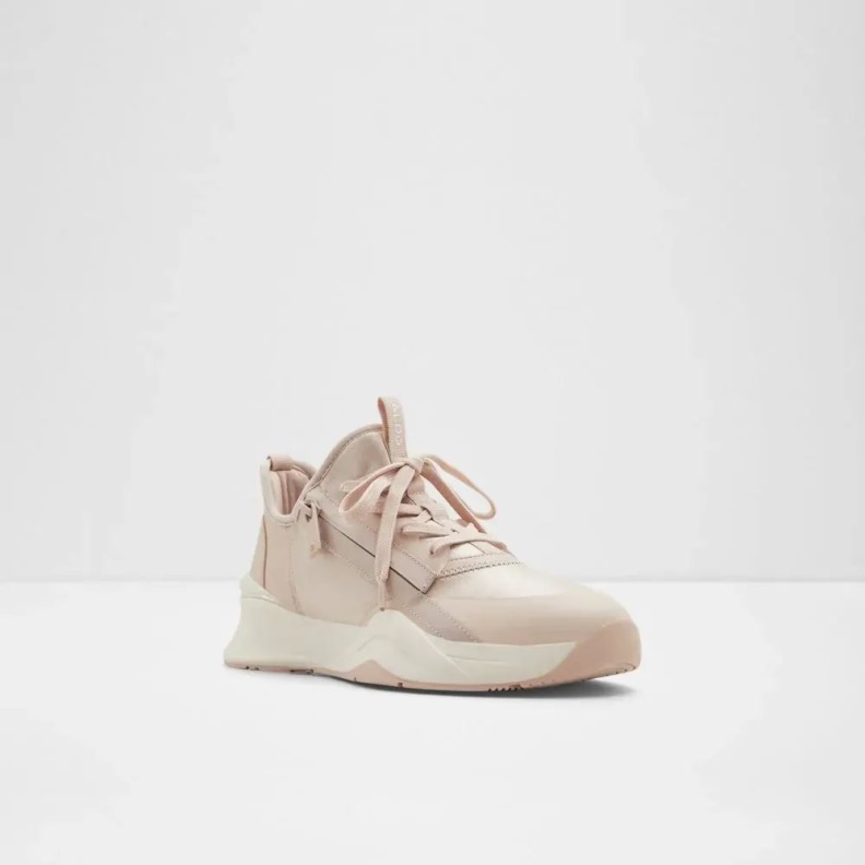 Aldo Fashion Light Pink Labedar Women's Laced Up Sneaker