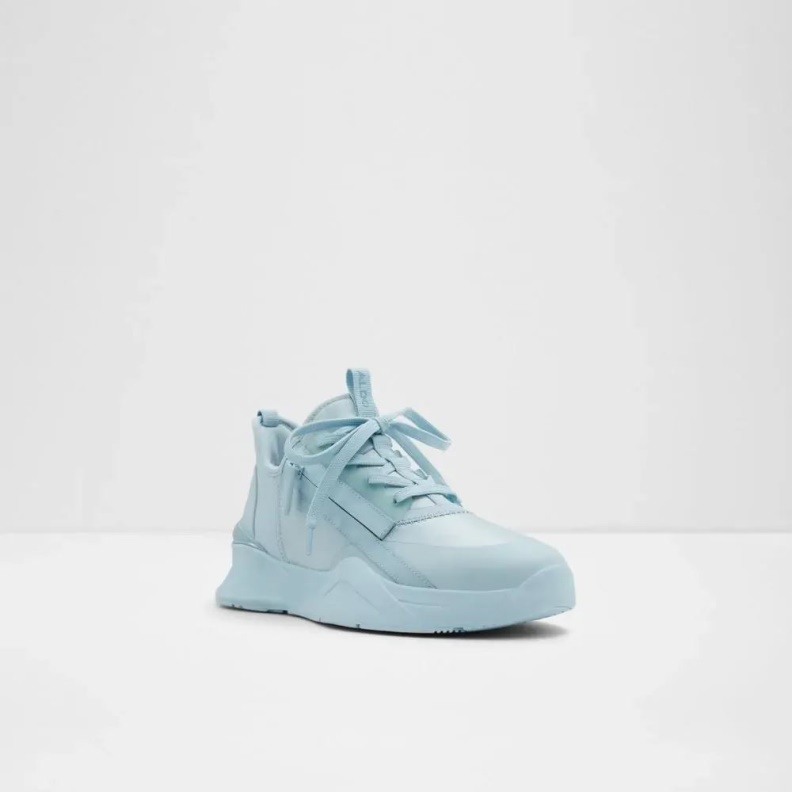 Aldo Labedar Women's Laced Up Sneaker Light Blue Fashion