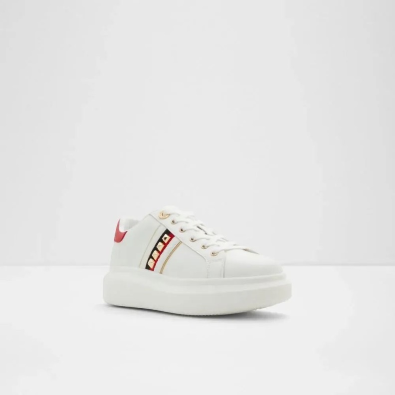 Other White Fashion Aldo Larou Women's Low Top Sneaker