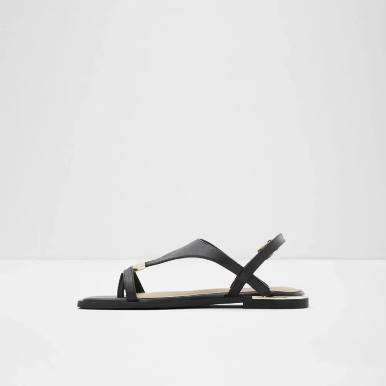 Black Legadith Women's Flat Thong Sandal Aldo Fashion