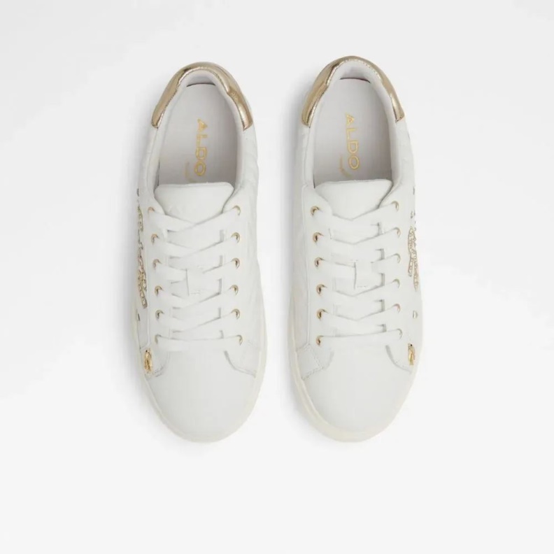 Aldo Lovenow Women's Low Top Sneaker Aldo Fashion Gold Fashion