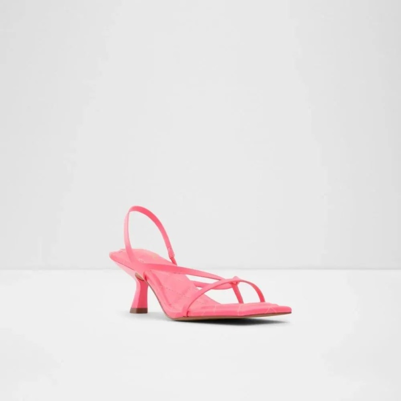 Bright-Pink Loni Women's Strappy Slip On Sandal Aldo Fashion