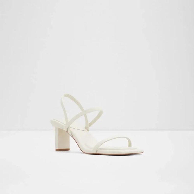 Other White Aldo Fashion Lokurr Women's Sling Back Heeled Sandal